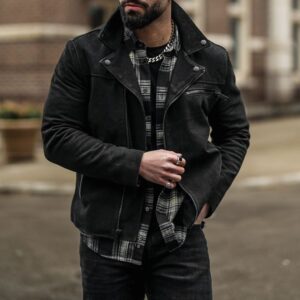 Motorcycle Jacket (Black Matte)