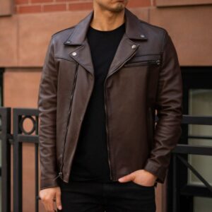 Motorcycle Jacket (Old English)
