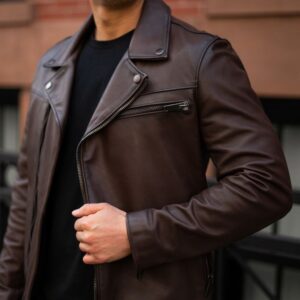Motorcycle Jacket (Old English)